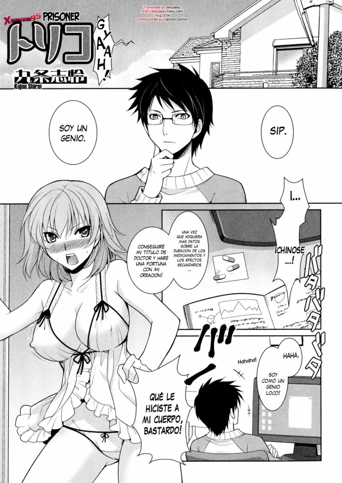 [Kujou Shirei] Toriko | Prisionero (Nyotaika Dynamites!) [Spanish] [XHentai95]