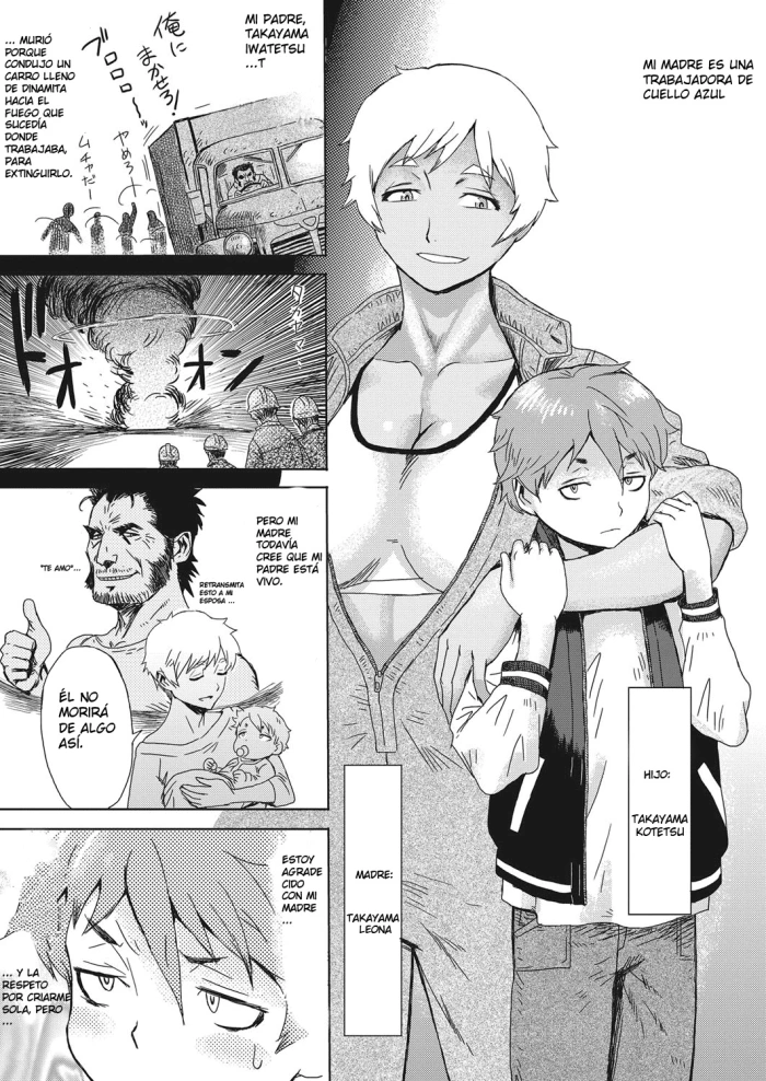 [Kuroiwa Menou] Gouwan Kaa-chan – Iron Mother (Web Manga Bangaichi Vol. 20) [Spanish]