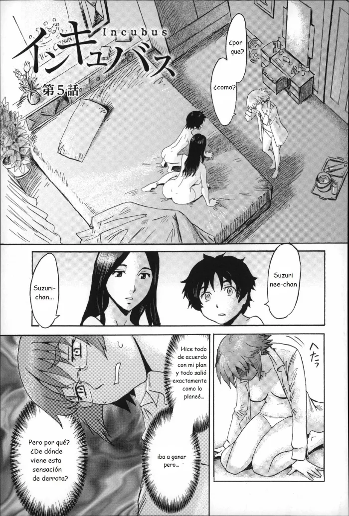 [Kuroiwa Menou] Incubus Ch. 5 [Spanish] [pajas]