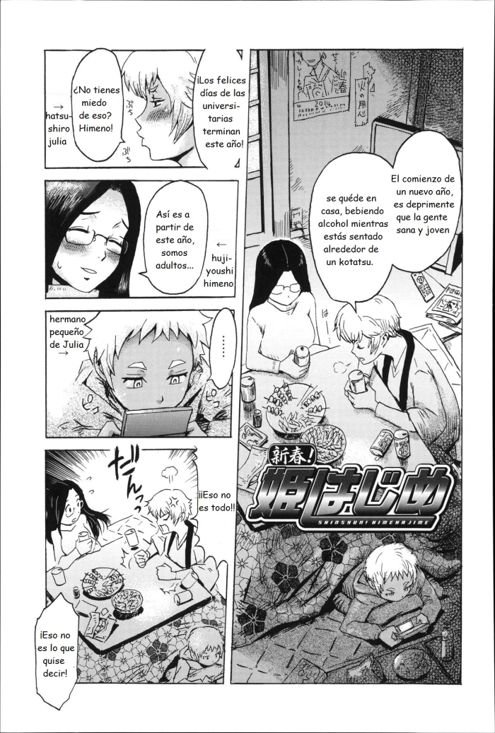 [Kuroiwa Menou] Shinsyun! Himehajime (Incubus) [Spanish] [pajas]