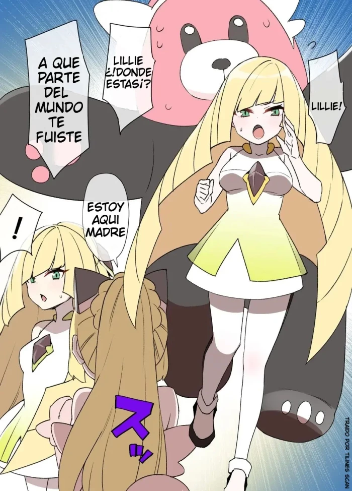 [Kusayarou] Slave Ball Sennou ~Lusamine & Lillie Hen~ (Pokémon Sun and Moon) [Spanish] [Tilines Scan]