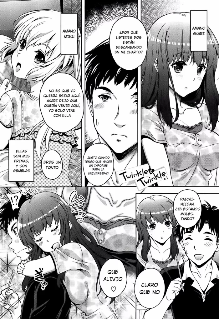 [Kusui Aruta] Twinkle x Twinkle (Hajimete nan da kara) [Spanish] [jhenier13]
