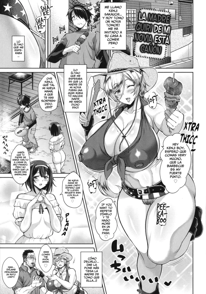 La Madre Guiri de Mi Novia Está Cañón – Kanojo no Kinpatsu Mama ga Sukebe Sugiru Ken