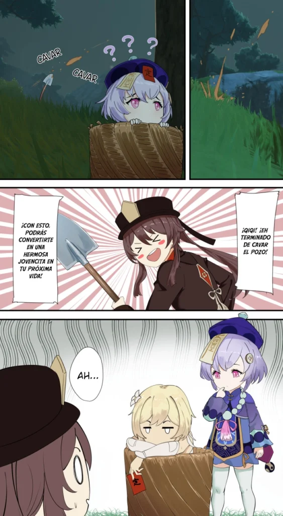 [Lengsediaokafei] Genshin Impact – Hu Tao’s Calvary [Spanish] [YURI GOD]