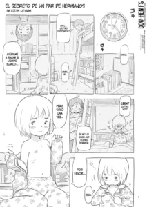 [Lithium no Kojin Circle (Lithium)] Aru Kyoudai no Himitsu | El secreto de un par de hermanos [Spanish] [Dou-Hen FS] [Digital]