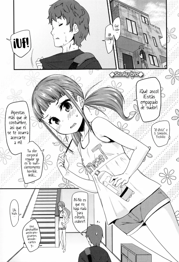 [Maeshima Ryo] Stinky Bro (Seijinshiki Gokko) [Spanish] [H-E]