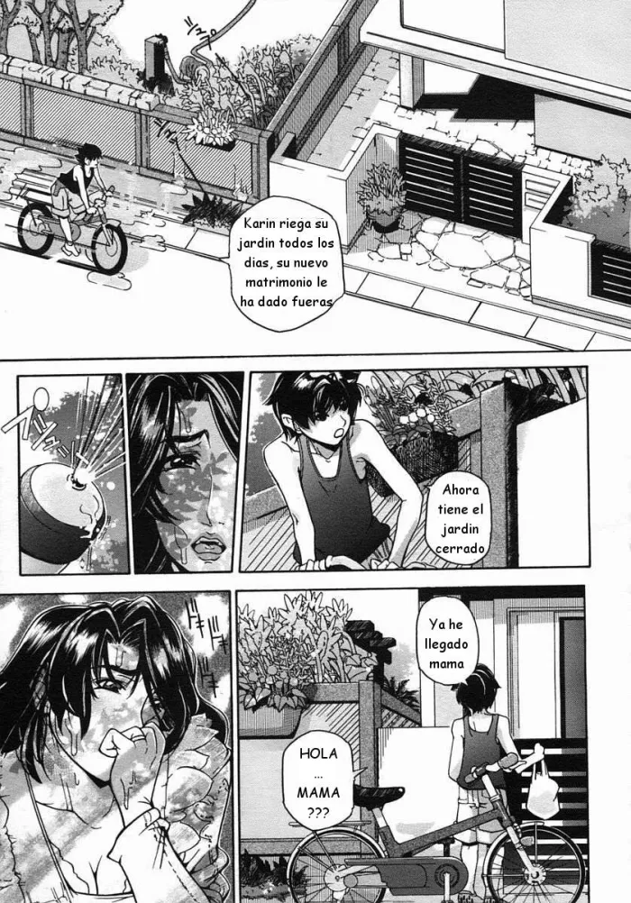 [Maihama Kaede] Nure Shitatari Nagareru Mama ni | Mama se humedece, gotea y chorrea (Oppai Mamire) [Spanish] [joselillo]