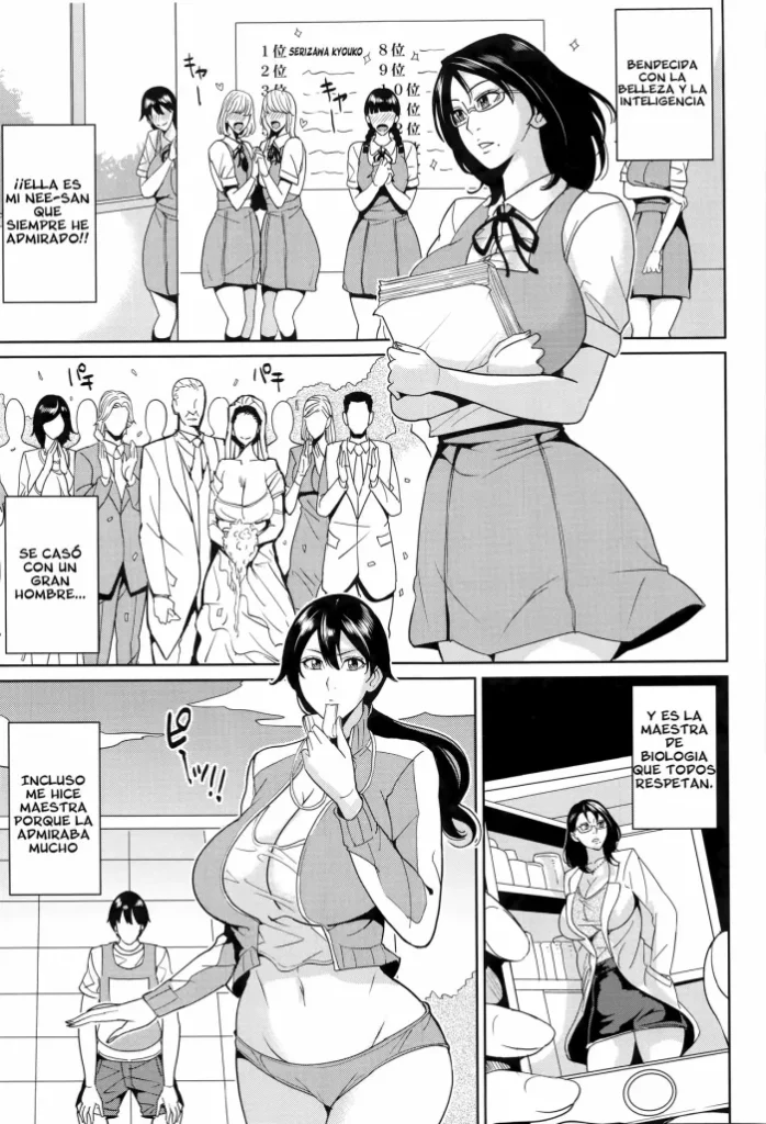 [Maimu-Maimu] Kyouko-sensei to Boku no Himitsu Ch. 3 (Onna Kyoushi to Boku no Himitsu) [Spanish] [Nico Nii Scans]