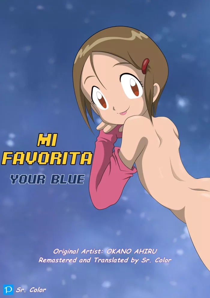 [Majin Doumei, RIROLAND (Okano Ahiru)] Your Blue (MY FAVOURITE) (Digimon Adventure 02) [Spanish] [Sr. Color] [Colorized]