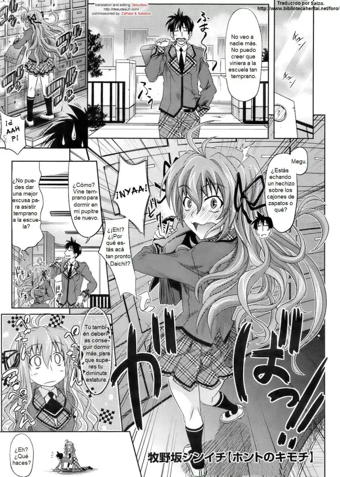 [Makinosaka Shinichi] Honto no Kimochi | True Feelings (COMIC Megastore 2009-06) [Spanish]