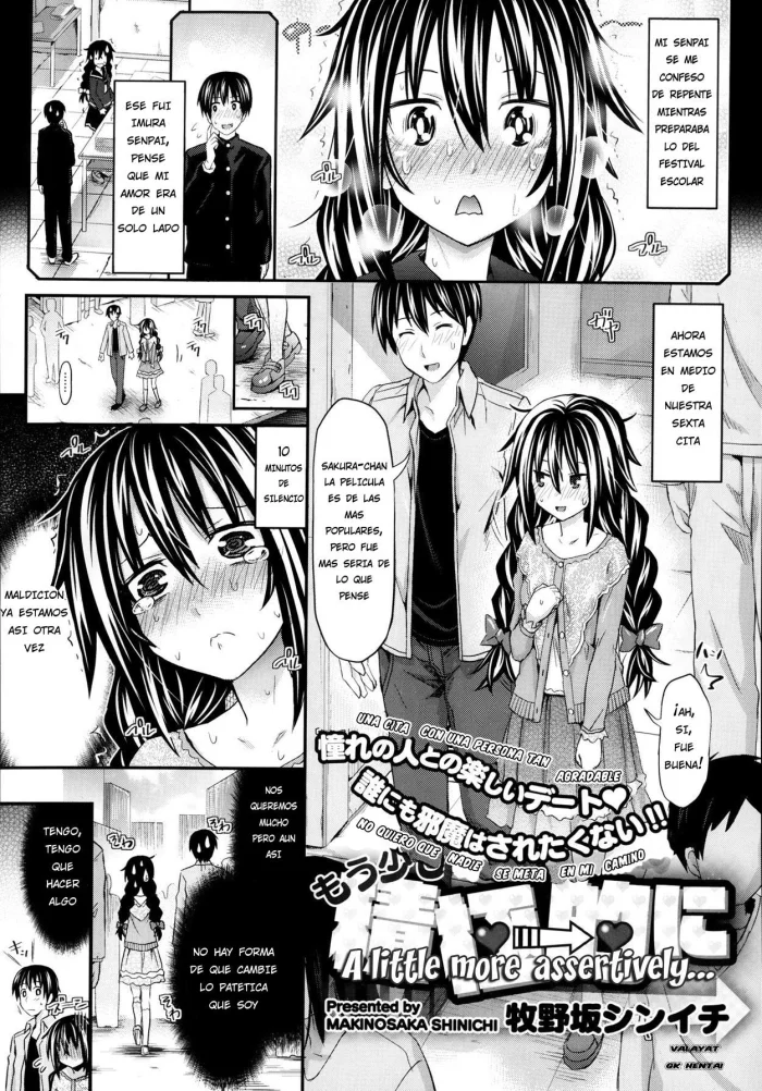 [Makinosaka Shinichi] Mousukoshi Sekkyokutekini | A Little More Assertively (COMIC X-EROS #12) [Spanish] [NuShocker]