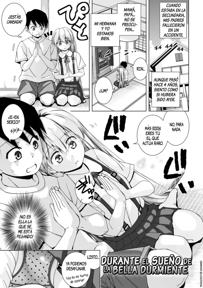 [Matsumoto Kichidi] Nemuri Hime no Aida dake – Durante el Sueño de la Bella Durmiente (Muboubi na Ane toka Mei toka Imouto ga Iru Nichijou) [Español] [Unnamed team] [Digital]