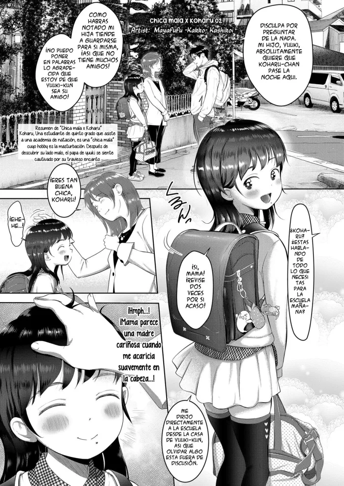 [Mayafufu -Kakko- Kashikoi] Motto Waruiko x Koharu 02 | Chica Mala x Koharu 02 (COMIC LO 2023-01) [Spanish] [Flat is Justice!] [Digital]