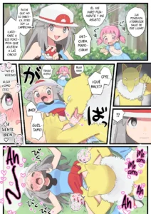 Mayo-Chan Wo Tasuke Ni Itte Roriipaa Ni Saimin Reipu Sareru Riifu - Leaf fue hipnotizada por un Hypno