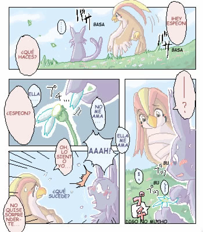 [Mikaduki Karasu] Pigeot x Espeon (Pokémon) [Spanish] [Red Fox Makkan]