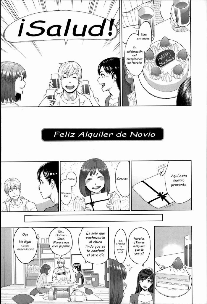 [Mikami Cannon] Happy Birthday Rental Kareshi | Feliz Alquiler de Novio (Zecchou Yokkyuu) [Spanish] [ZonaZero]