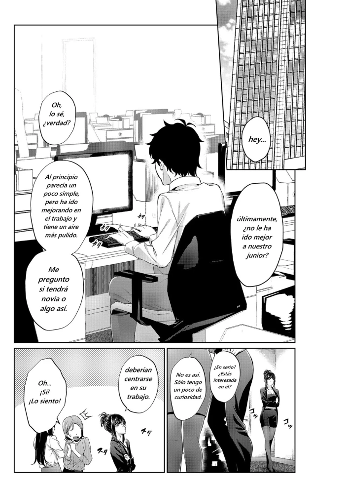 [Mikuni Mizuki] Shokuba no Senpai: Shitto Hen [Spanish] [demian H FanSub]