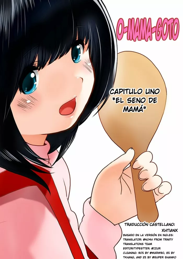 [MilkyBox (Qoopie)] Omamagoto Hasegawa-san chi no Oyakokankei Ichiwame “Haha to Oppai” [Spanish] {XhTianX}