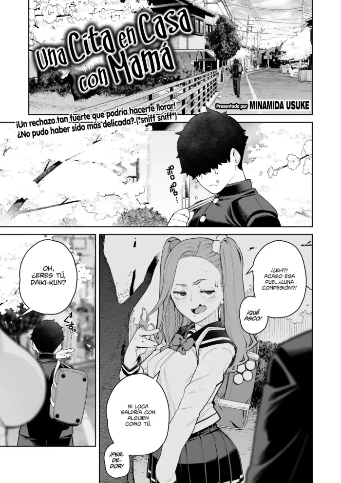[Minamida Usuke] Mama to Ouchi Date | Una Cita en Casa con Mamá (COMIC HOTMiLK Koime Vol. 51) [Spanish] [Shirosaki Scans] [Digital]