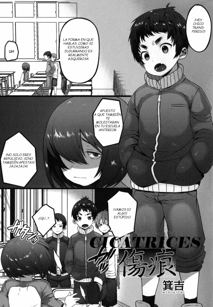 [Minokichi] Kizuato | Cicatrices (Otokonoko Heaven’s Door 1) [Spanish] [Traducciones Hinami]