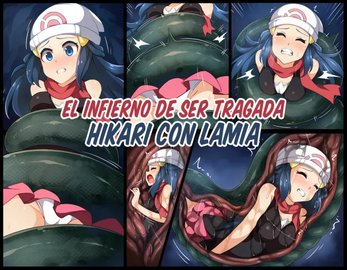 [Mist Night (Arniro)] Hell Of Swallowed (Hikari with Lamia) | El infierno de ser tragada (Hikari con Lamia) (Pokemon) [Spanish] =Vile=