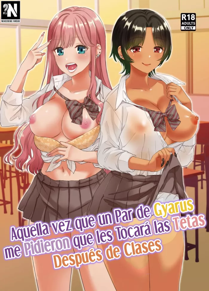 [Miwami (Ono Hiroki)] Gal ni Houkago Oppai Sawatte ku? te Sasowareru Hanashi | Aquella vez que un Par de Gyarus me Pidieron que les Tocará las Tetas Después de Clases [Spanish] [NekoCreme] [Digital]