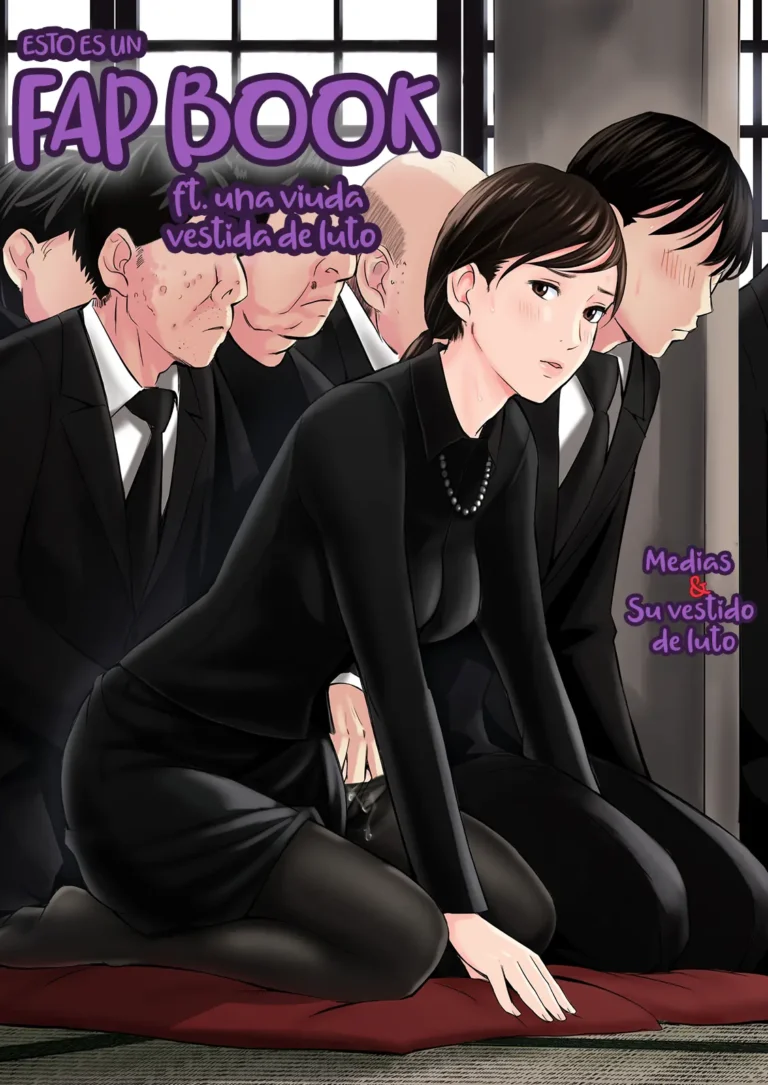 Mofuku Miboujin no Erohon desu | Esto Es Un Fap Book ft. una viuda vestida de luto