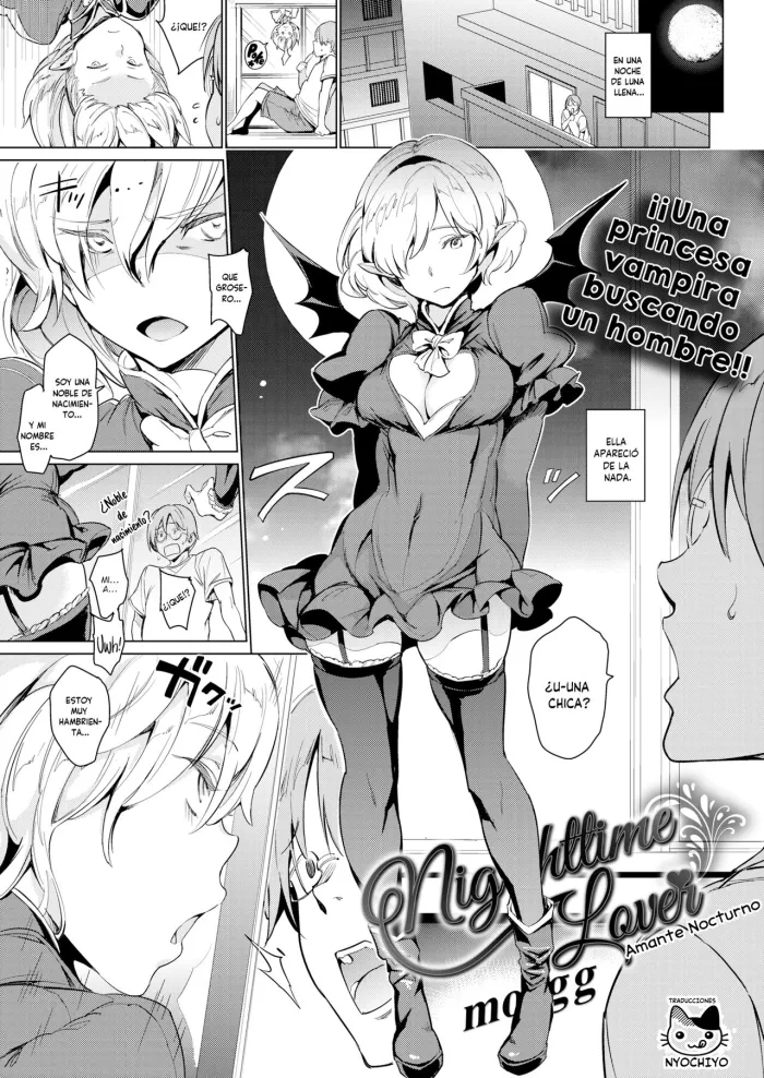 [mogg] Yoru no Koibito | Amante Nocturno (COMIC Kairakuten 2017-07) [Spanish] [Nyochiyo] [Decensored] [Digital]