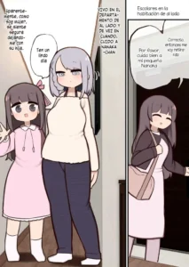 [Momomo] Tonari no heya no ko to orushuban [Spanish] [gruposkyhentai]