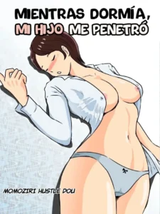[Momoziri Hustle Dou] Neteiru Aida ni Musuko ga Sounyuu Shite Kita | Mientras Dormía, Mi Hijo Me Penetró [Spanish] [TdeTurbina]