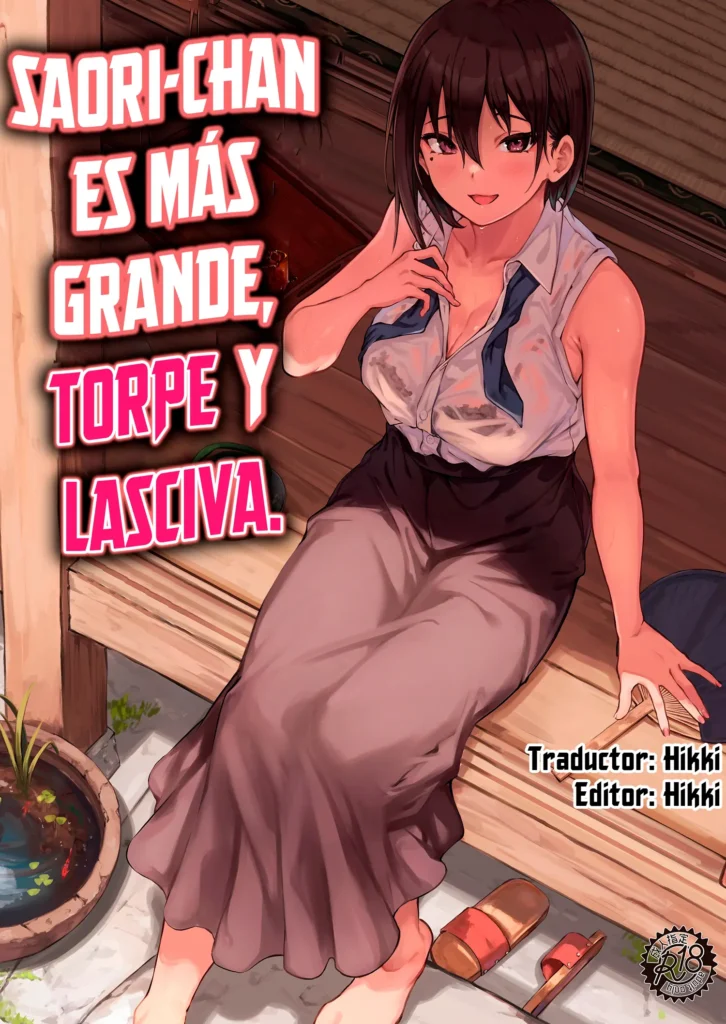 Motto Okki na Saori-chan wa Fukiyou ni Eroi | Saori-chan es más grande, torpe y lasciva