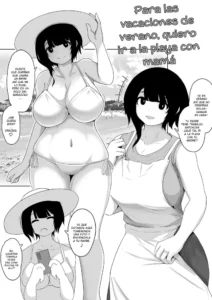 [Moya] Okaa-san to Umi ni Ikitai to Iu Rakugaki | Para las vacaciones de verano, quiero ir a la playa con mamá [Spanish] [TheApofVerse]
