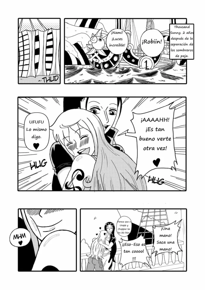 (MTCHA) Robin x Nami: Reunión en el Thousand Sunny Spanish] Reyfollador