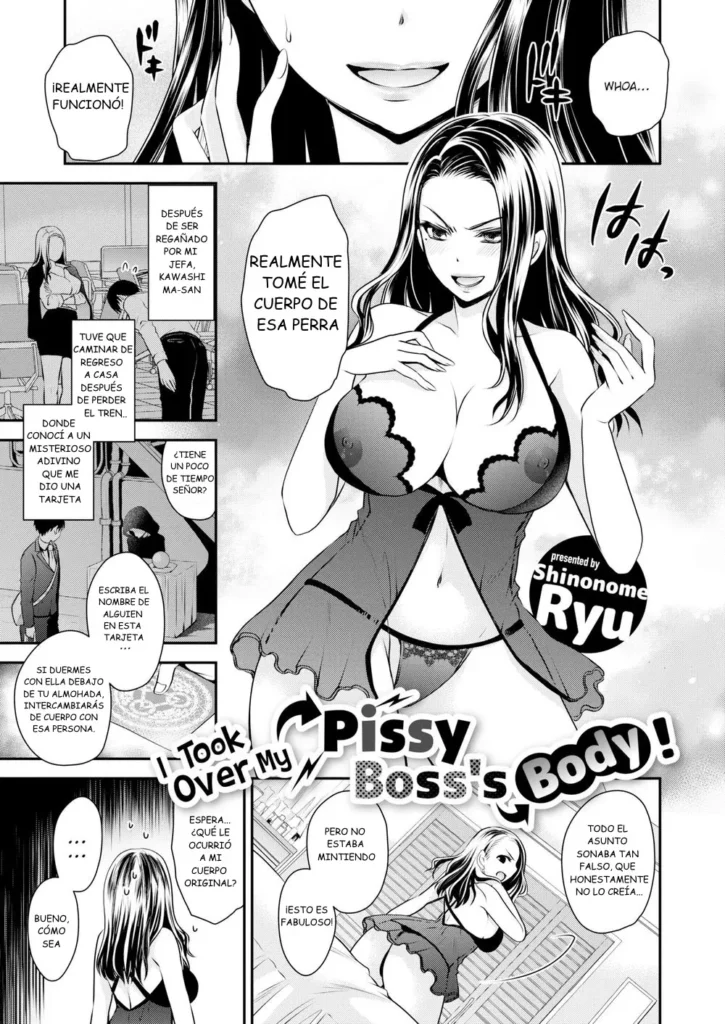 Mukatsuku Onna Joushi no Karada o Nottotte Mita!
