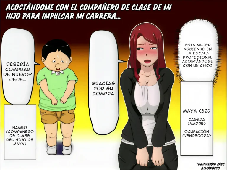 Musuko no Doukyuusei ni Makura Eigyou Shita…｜Acostándome con el compañero de clase de mi hijo para impulsar mi carrera…