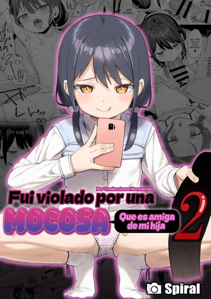 Musume no Tomodachi no Mesugaki ni Okasaremashita 2 | Fui violado por una mocosa que es amiga de mi hija 2