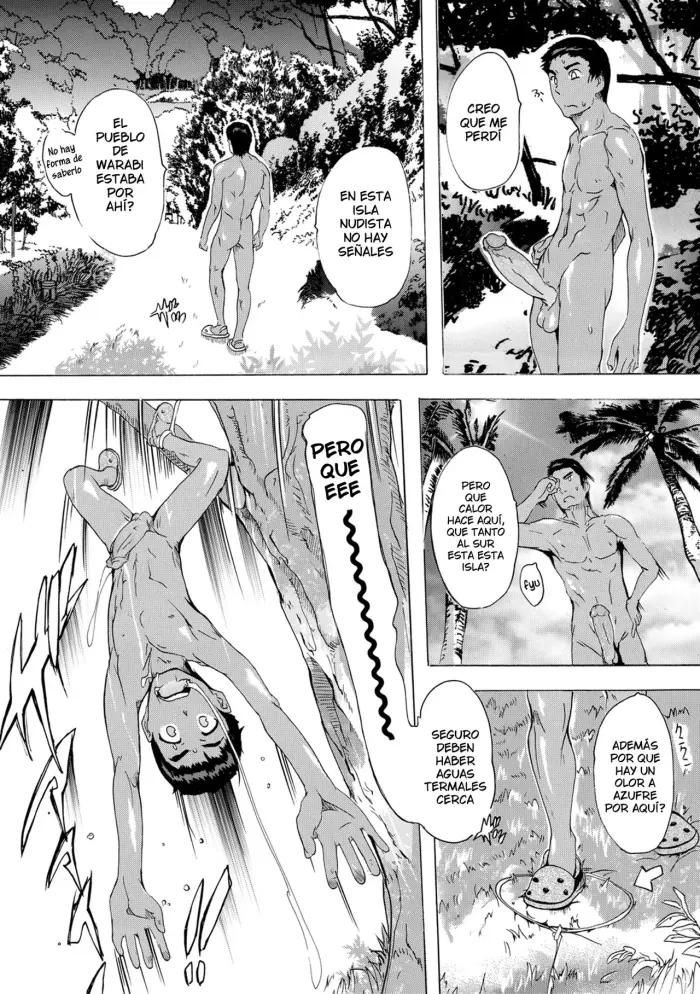 [Natsuka Q-ya] Saiin! Zenra-jima (Chap. 4) | Afrodisiaco! La Isla Nudista (Cap. 4) [Spanish] [Decensored][Digital][Harenchi no Fansub]