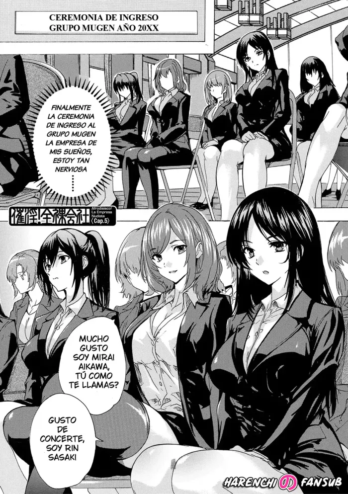 [Natsuka Q-ya] Saiin! Zenra Kaisha (Chap. 5) | Afrodisiaco! La Empresa Nudista (Cap. 5) [Spanish] [Digital][Harenchi no Fansub]