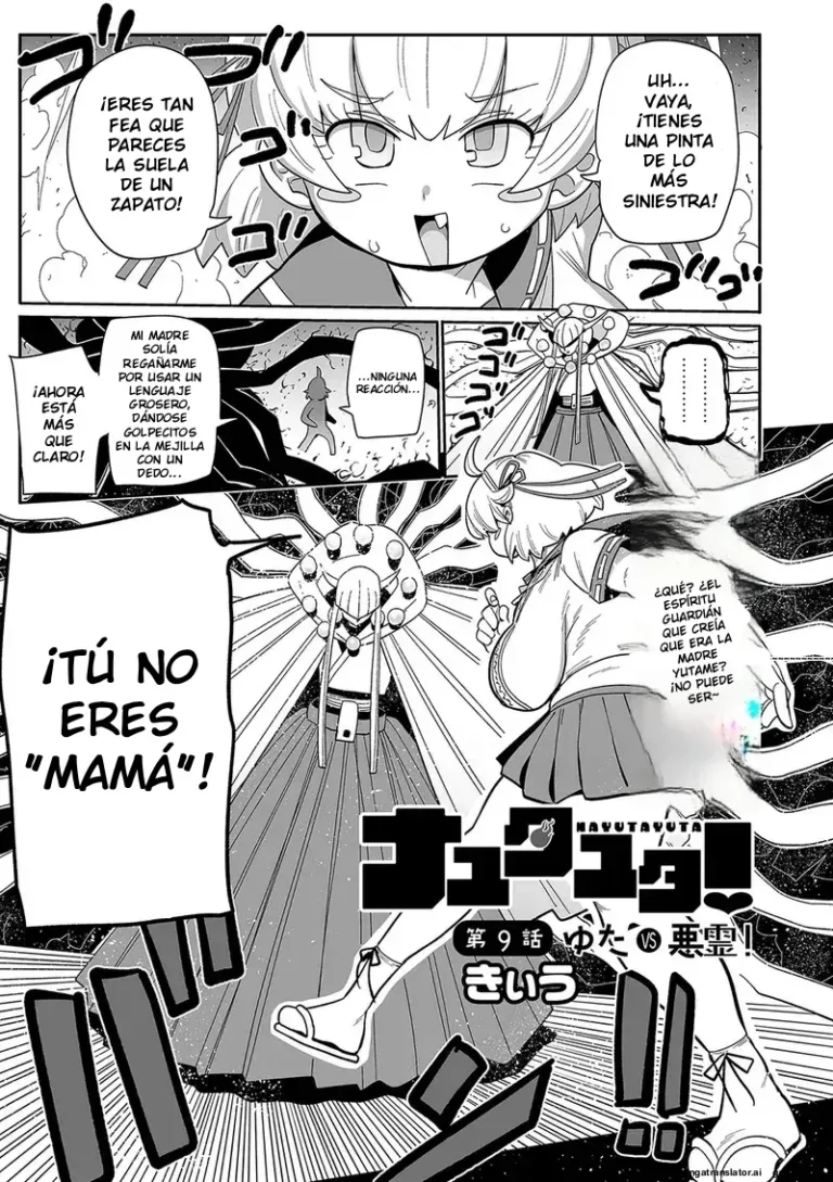 Nayutayuta Capítulo 9: ¡Yuta vs. El Espíritu Maligno!