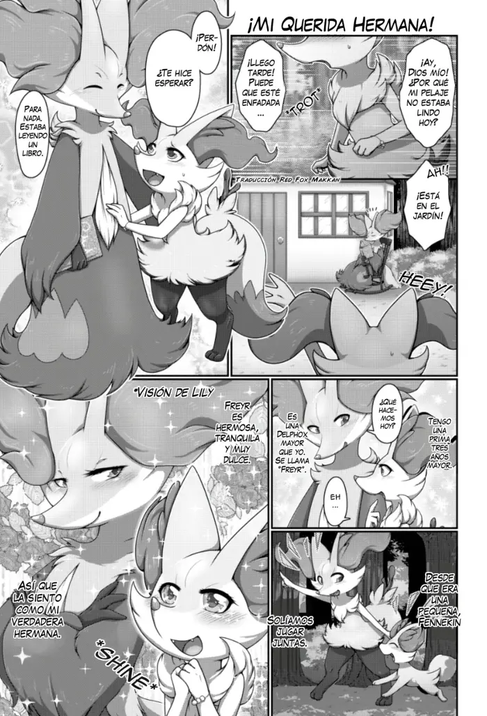 [Negoya] Daisuki na Itoko-chan! | Querida Hermana! (Pokémon) [Spanish] [Red Fox Makkan]