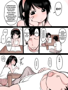 Neteru Ani no Chinko de Onaru Imouto | Little Sister Masturbating With Onii-Chan's Dick