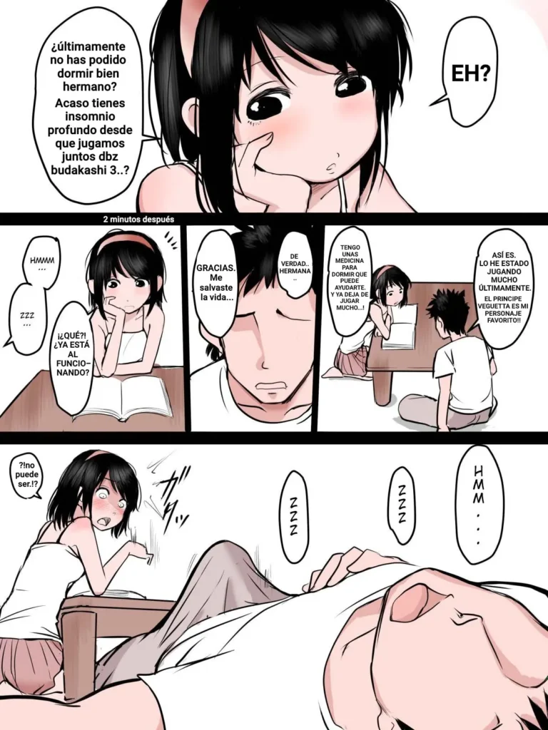 Neteru Ani no Chinko de Onaru Imouto | Little Sister Masturbating With Onii-Chan’s Dick