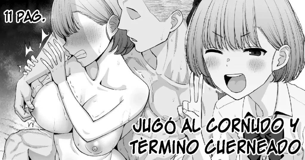 Netorare Gokko, Nochi Netorareru Kanojo｜Jugó al Cornudo y Terminó Cuerneado