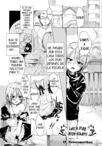 [Netoromorikon] Hikaru-kun to Asobou (Bessatsu Comic Unreal Nyotaika H wa Tomerarenai Vol. 2) [Spanish] [DARKSTONE] [Digital]