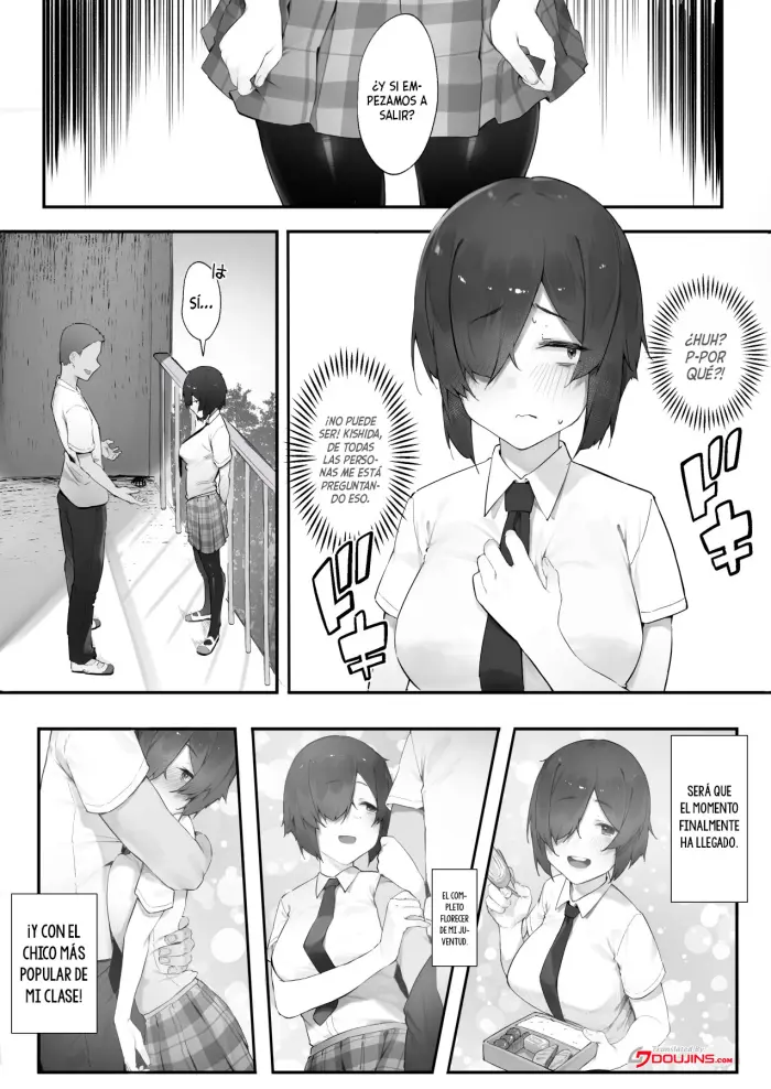 [Nigiri Usagi] InCha no Atashi ni Haru ga Kita Zoku・Zenpen｜Ha llegado para mí la primavera de la juventud, una persona asocial.・Parte 1 [Spanish] [Sin Imaginización Scan]