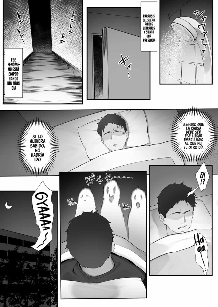 [Nigiri Usagi] Shinrei Spot ni Ittara Yabbai no ga Tsuita node Nekosogi Suidashite Morau｜Fui a un Lugar Embrujado y Algo Terrible me Poseyó, Así que me lo Sacaron a Corridas [Spanish] [Traducciones Jaguarlo]