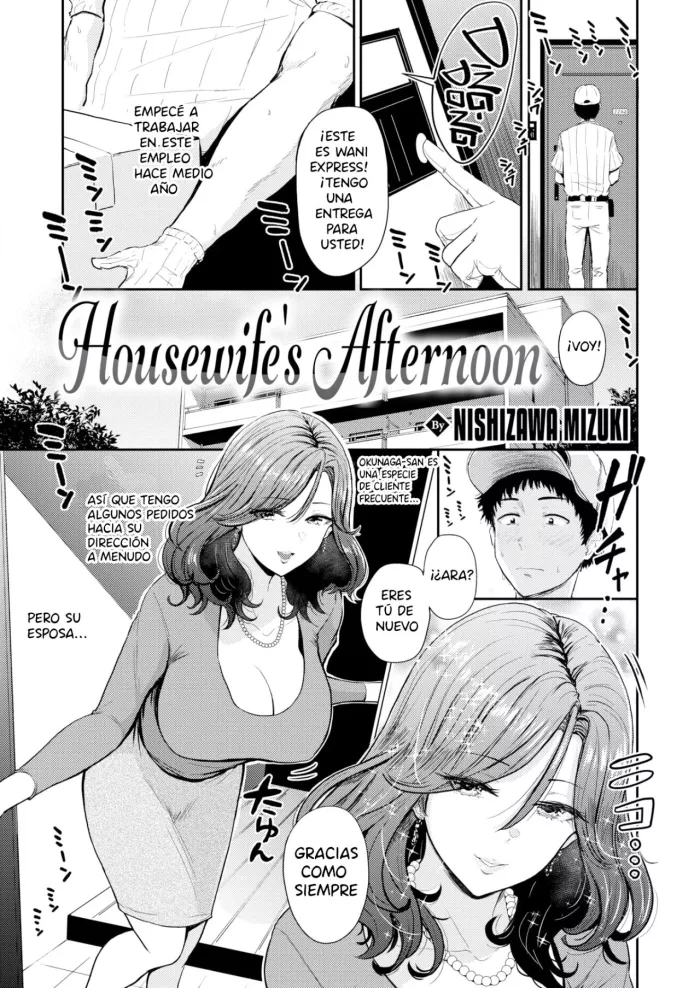 [Nishizaea Mizuki] Housewifes Afternoon [Spanish]
