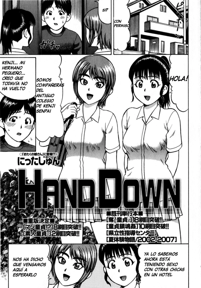 [Nitta Jun] HAND DOWN (COMIC Masyo 2008-08) [Spanish] [Arkram]