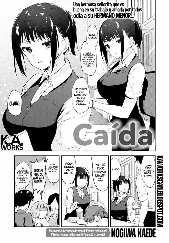 [Nogiwa Kaede] Kanraku | Caída (COMIC Anthurium 2021-06) [Spanish] [K.A. Works] [Digital]