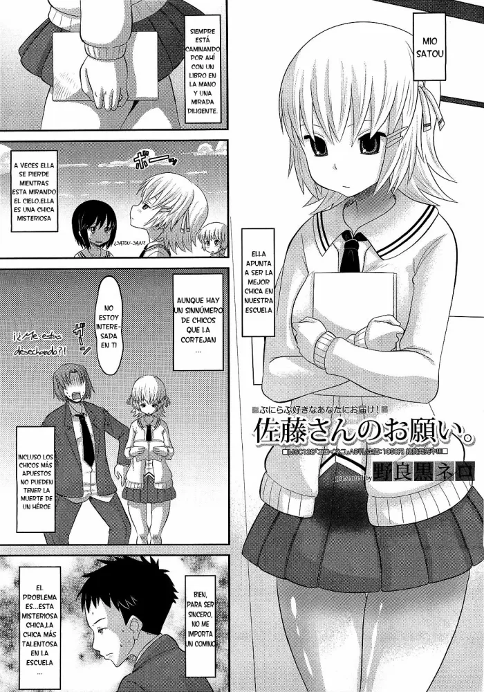 [Norakuro Nero] Satou-san no Onegai (COMIC Megastore 2009-06) [Spanish] [NTINFS]